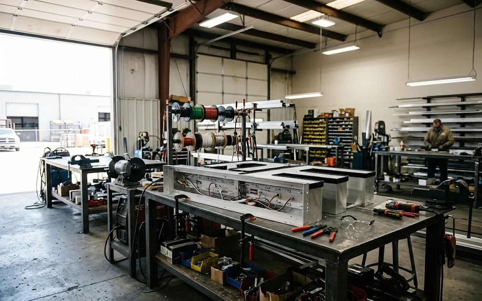Sign fabrication facility