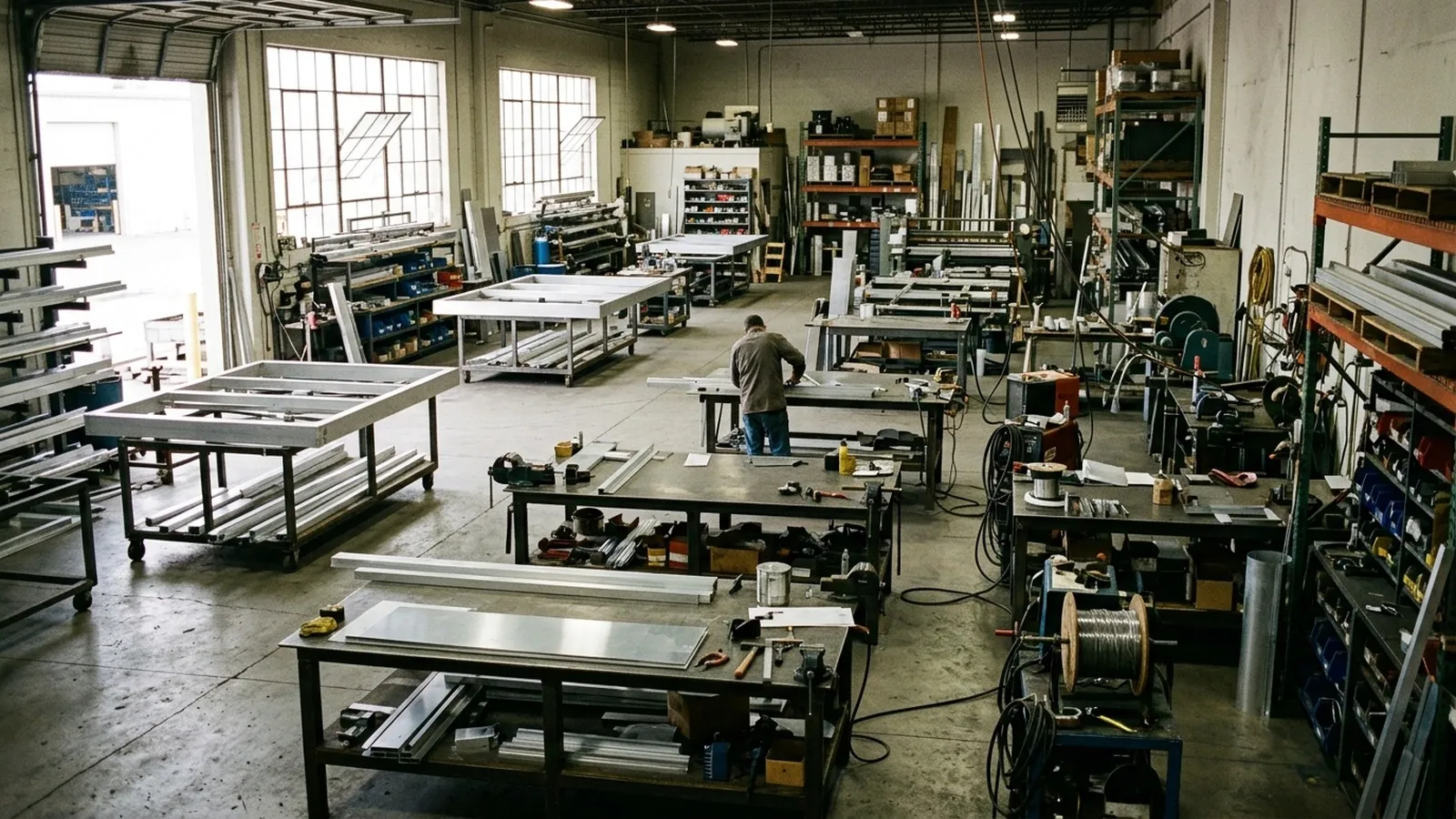 Signage fabrication workshop