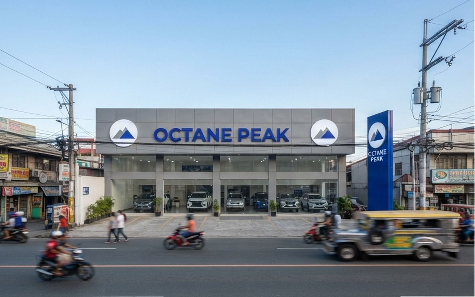 Octane Peak Showroom Signage Package