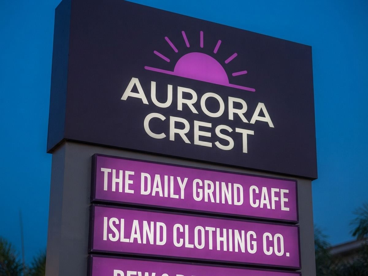 Cascade Retail Plaza — Tenant Sign System — project photo